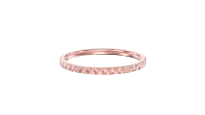 Hammered Brushed Stackable Band (1.5mm)
