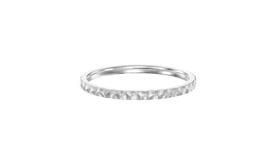 Hammered Brushed Stackable Band (1.5mm)