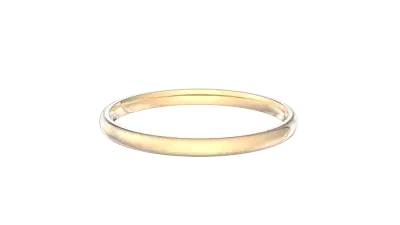 2mm Light weight plain band