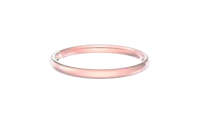 2mm Light weight plain band