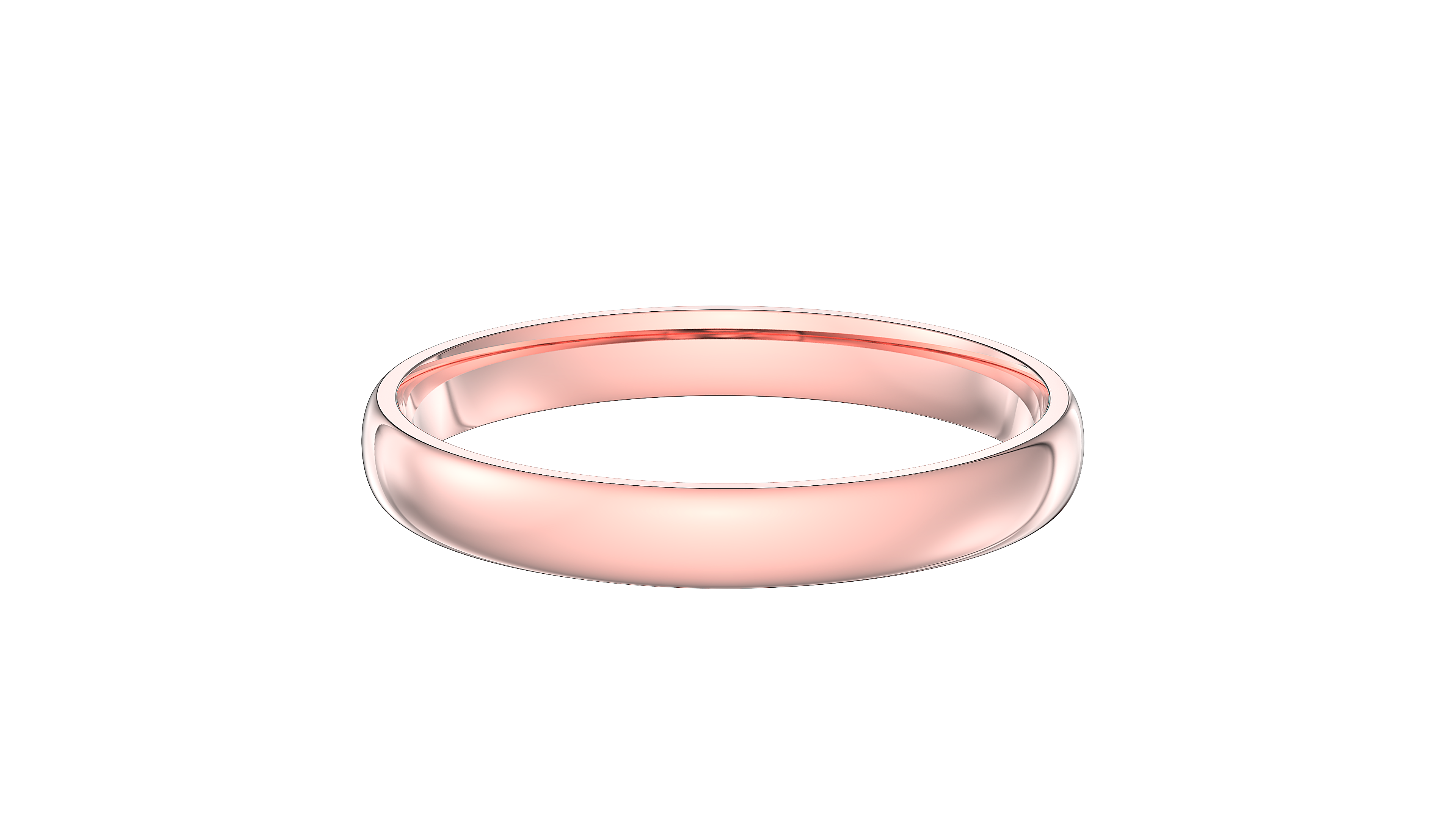 3mm Light weight plain band