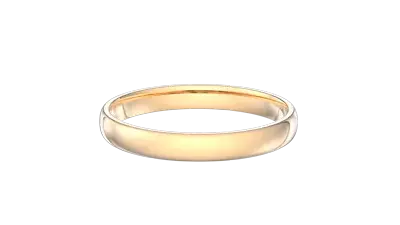 3mm Light weight plain band