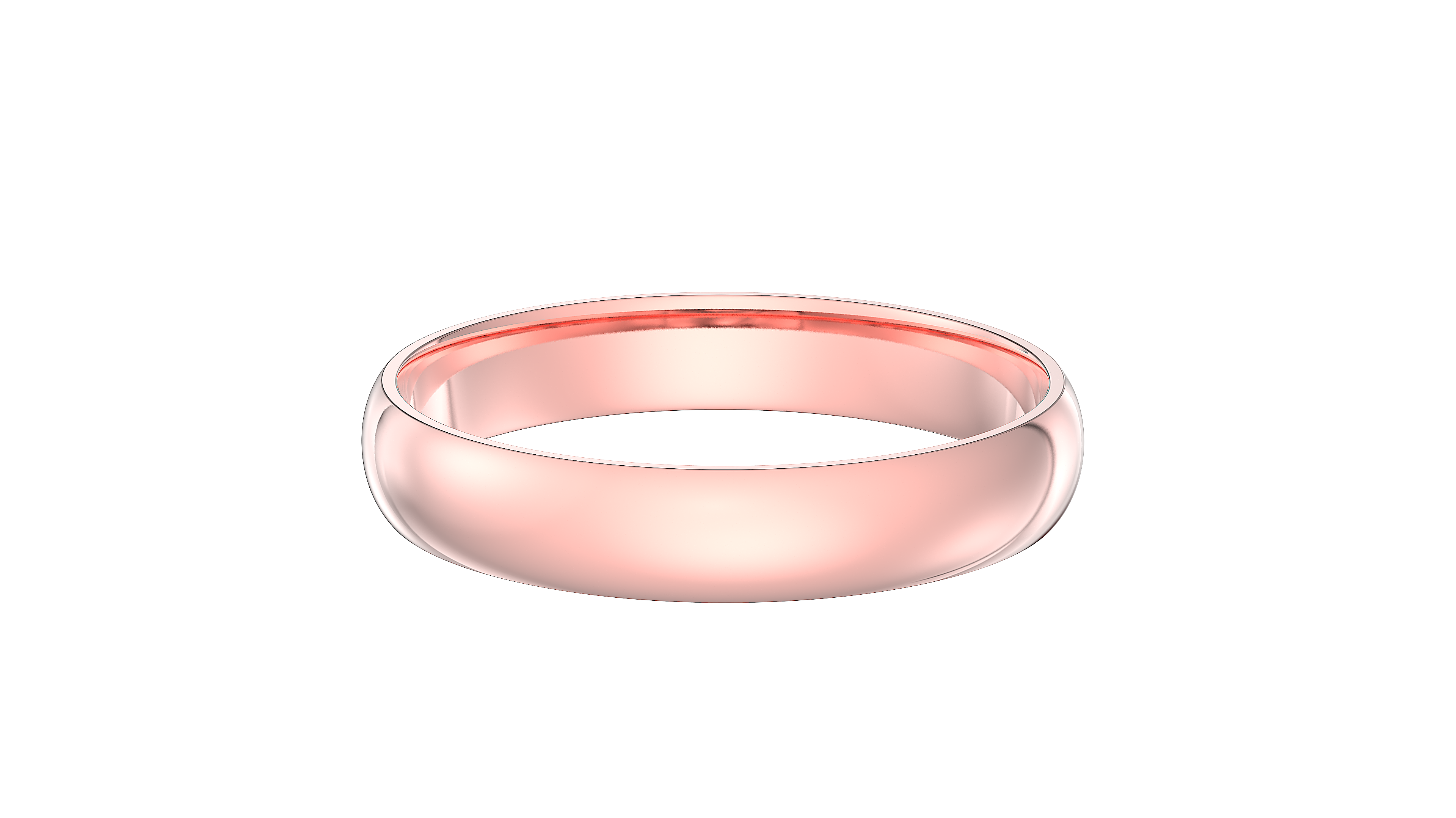 4mm Light weight plain band