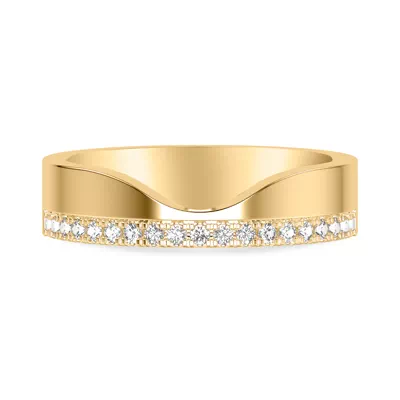 Cortina Lab Diamond Wide Wedding Band