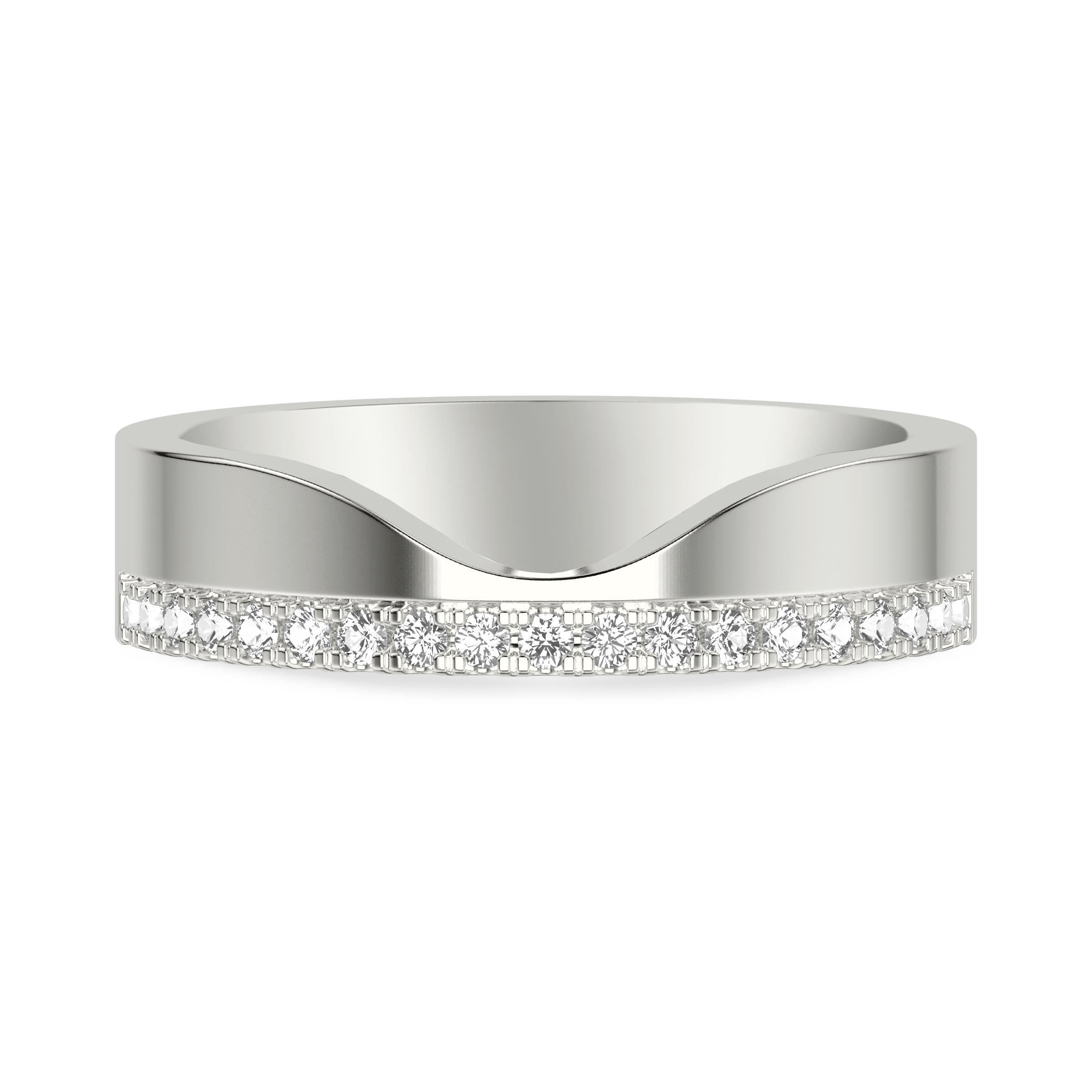 Cortina Lab Diamond Curved Wide Band