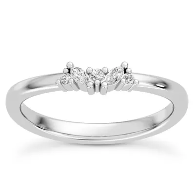 Mixed-Shape Diamond Band