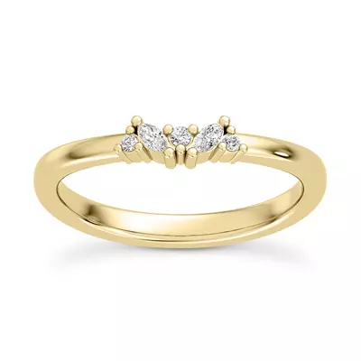 Mixed-Shape Diamond Band