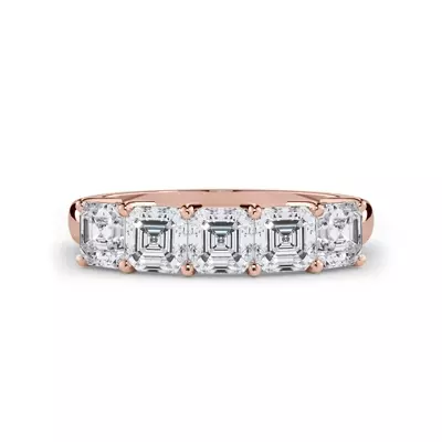 Asscher Cut Diamond 5 Stone Ring (1.50 ct. tw.)