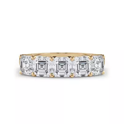 Asscher Cut Lab Diamond 5 Stone Ring (2.00 ct. tw.)