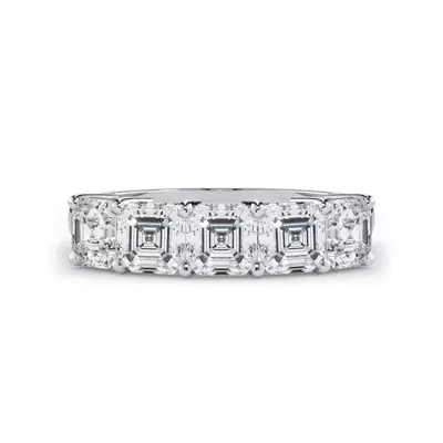 Asscher Cut Lab Diamond 5 Stone Ring (2.00 ct. tw.)