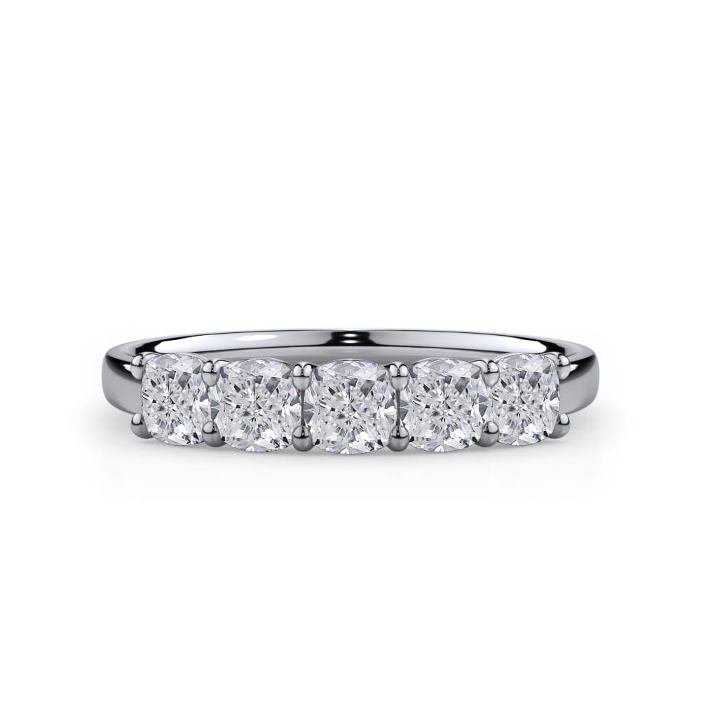 Cushion Cut Diamond 5 Stone Ring (1.00 ct. tw.)