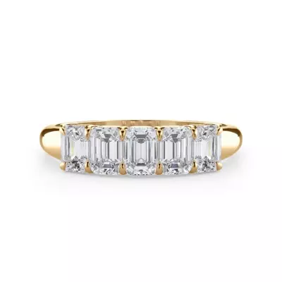 Emerald Cut Diamond 5 Stone Ring (1.00 ct. tw.)