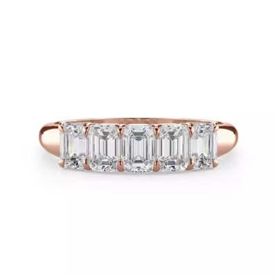 Emerald Cut Diamond 5 Stone Ring (1.00 ct. tw.)