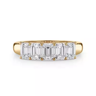 Emerald Cut Diamond 5 Stone Ring (1.50 ct. tw.)