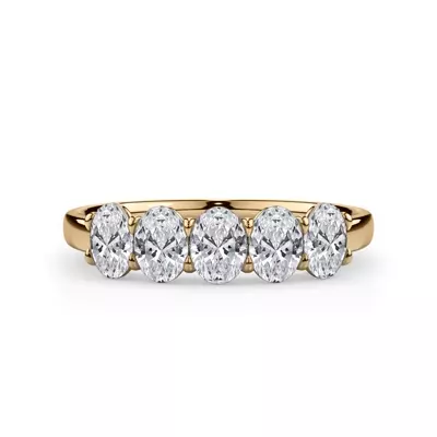 Oval Cut Diamond 5 Stone Ring (1.00 ct. tw.)