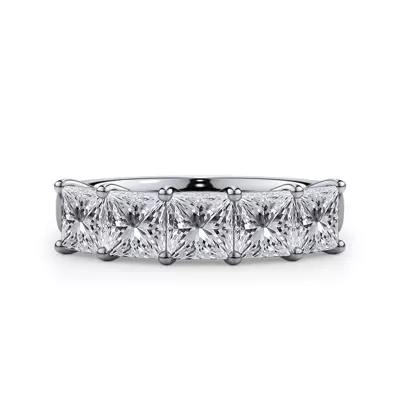 Princess Cut Lab Diamond 5 Stone Ring (2.50 ct. tw.)
