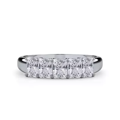 Radiant Cut Diamond 5 Stone Ring (1.00 ct. tw.)