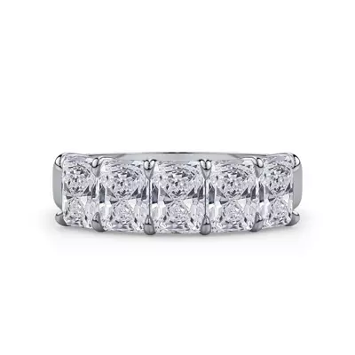 Radiant Cut Lab Diamond 5 Stone Ring (2.50 ct. tw.)