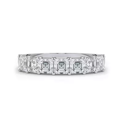 Asscher Cut Lab Diamond 7 Stone Ring (1.00 ct. tw.)