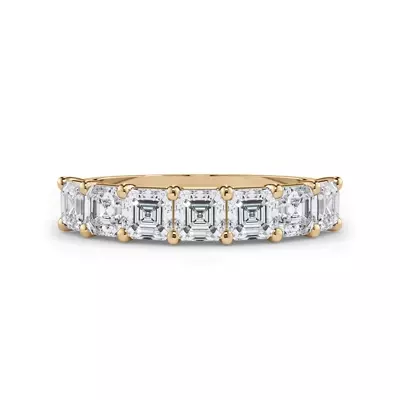 Asscher Cut Lab Diamond 7 Stone Ring (1.50 ct. tw.)