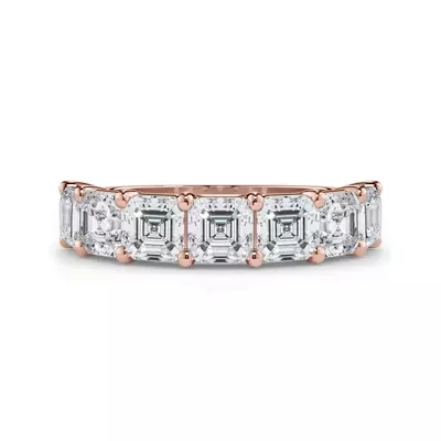 Asscher Cut Lab Diamond 7 Stone Ring (3.00 ct. tw.)
