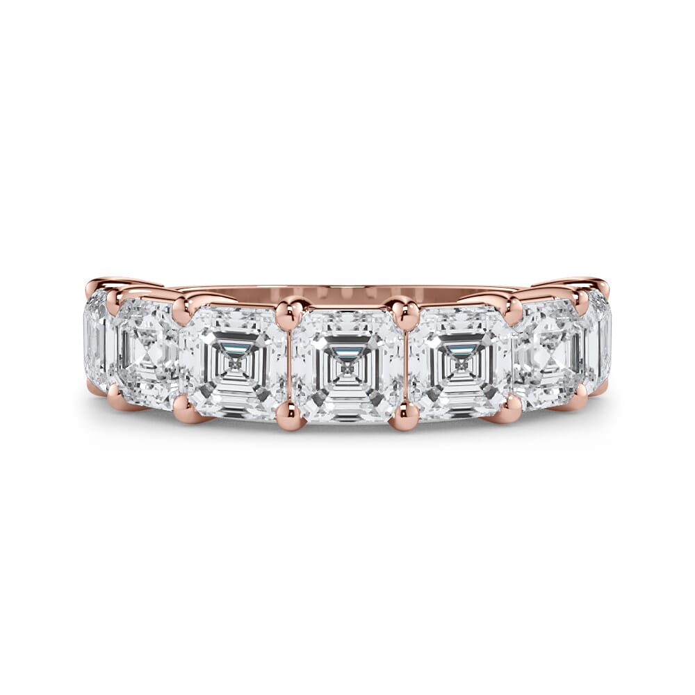 Asscher Cut Lab Diamond 7 Stone Ring (3.50 ct. tw.)