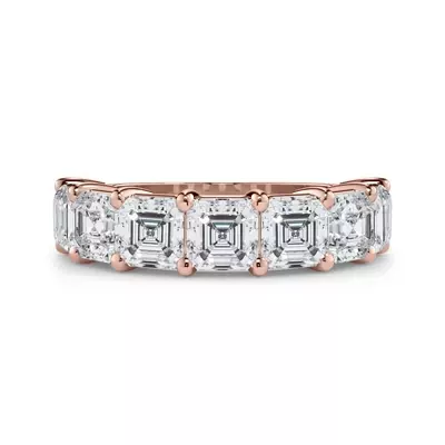 Asscher Cut Diamond 7 Stone Ring (3.50 ct. tw.)
