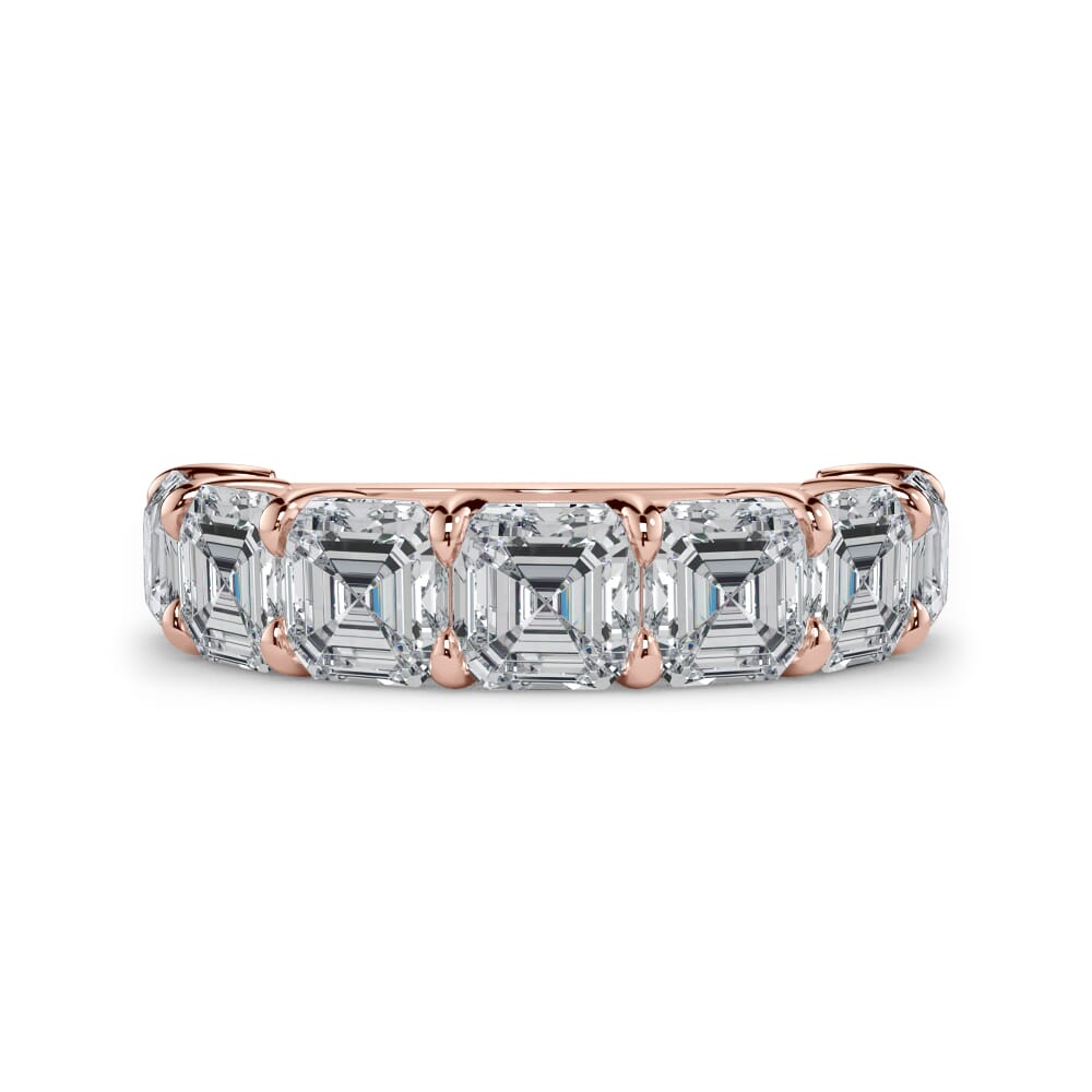 Asscher Cut Lab Diamond 7 Stone Ring (5.00 ct. tw.)