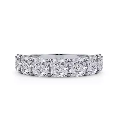 Cushion Cut Lab Diamond 7 Stone Ring (3.50 ct. tw.)