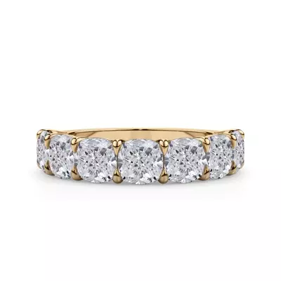 Cushion Cut Lab Diamond 7 Stone Ring (3.50 ct. tw.)