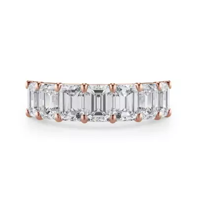 Emerald Cut Lab Diamond 7 Stone Ring (3.00 ct. tw.)