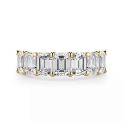 Emerald Cut Lab Diamond 7 Stone Ring (3.00 ct. tw.)