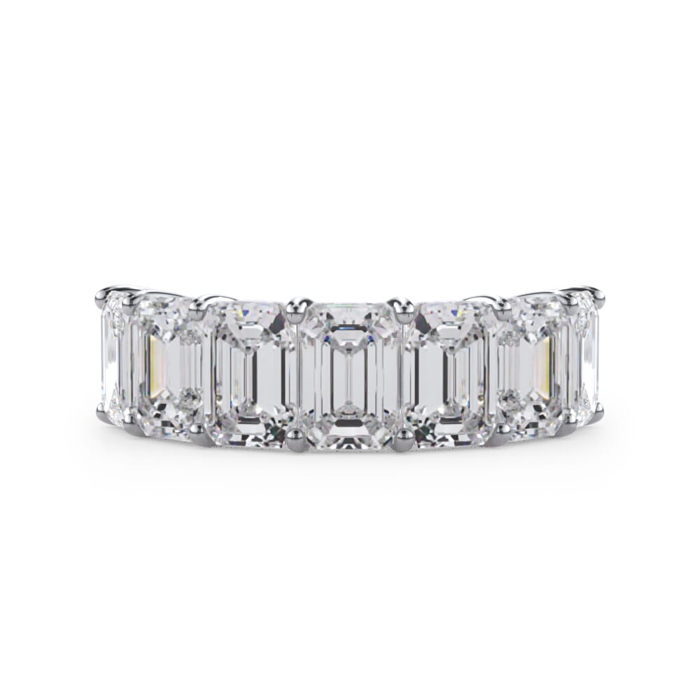 Emerald Cut Lab Diamond 7 Stone Ring (5.00 ct. tw.)