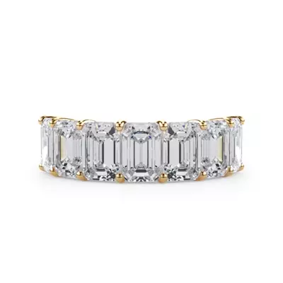 Emerald Cut Diamond 7 Stone Ring (5.00 ct. tw.)