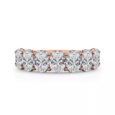 Oval Cut Lab Diamond 7 Stone Ring (2.00 ct. tw.)