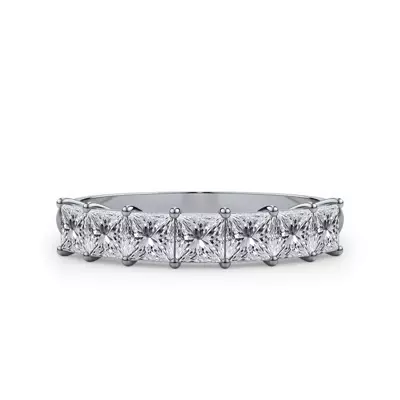 Princess Cut Lab Diamond 7 Stone Ring (1.00 ct. tw.)