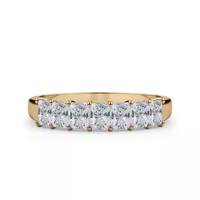 Radiant Cut Lab Diamond 7 Stone Ring (1.00 ct. tw.)