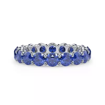Classic Lab Sapphire Eternity Band