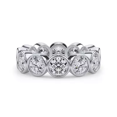 Round Bezel Diamond Eternity Ring (3.90ct. tw.)
