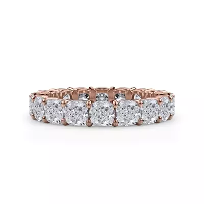 Cushion Cut Diamond Eternity Ring (4.0 ct. tw.)