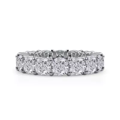 Cushion Cut Diamond Eternity Ring (7.0 ct. tw.)
