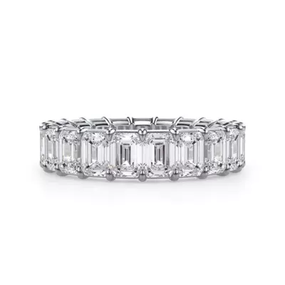 Emerald Cut Diamond Eternity Ring (5.0 ct. tw.)