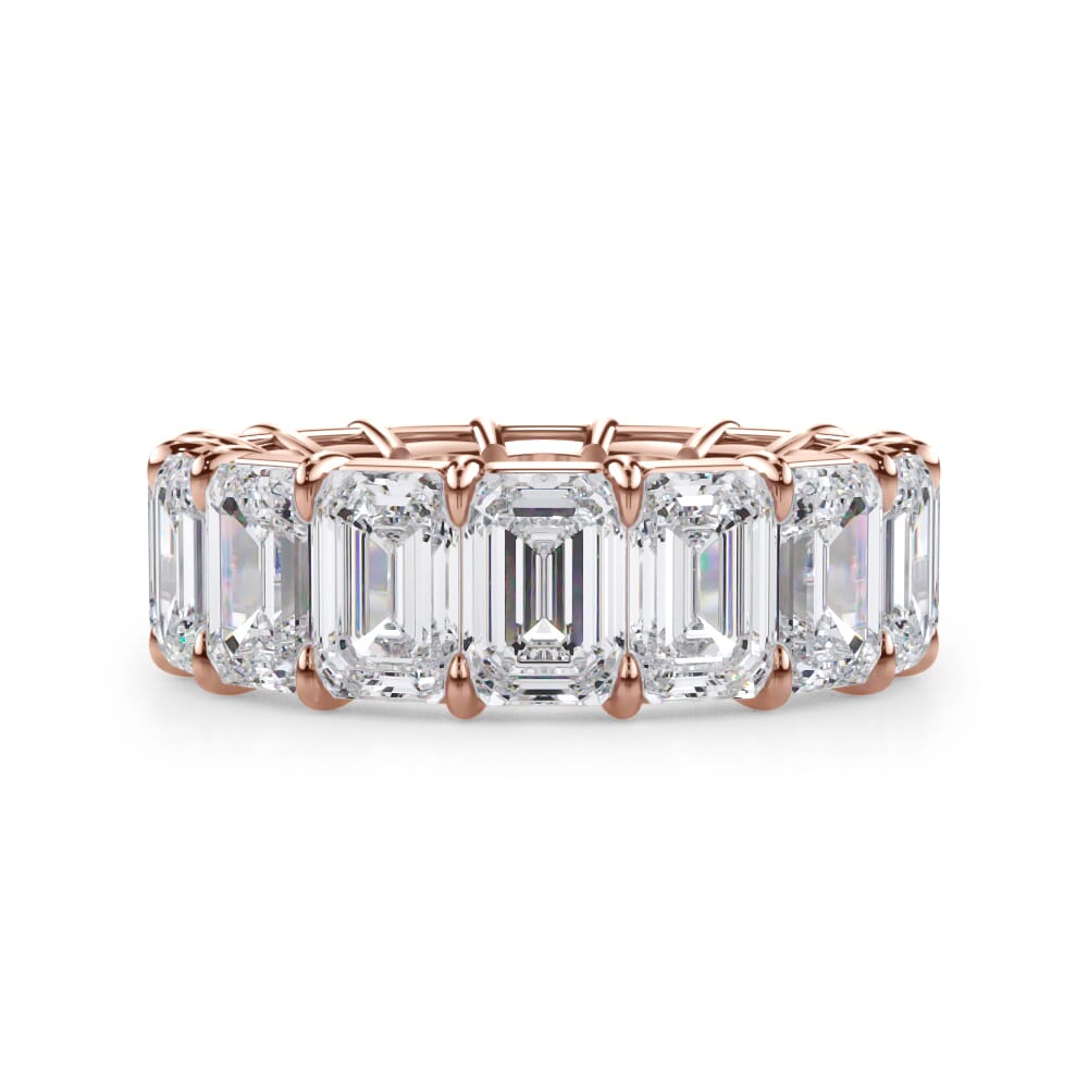 Emerald Cut Diamond Eternity Ring (11.0 ct. tw.)