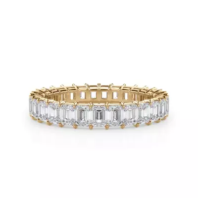 Emerald Cut Lab Diamond Eternity Ring (2.0 ct. tw.)