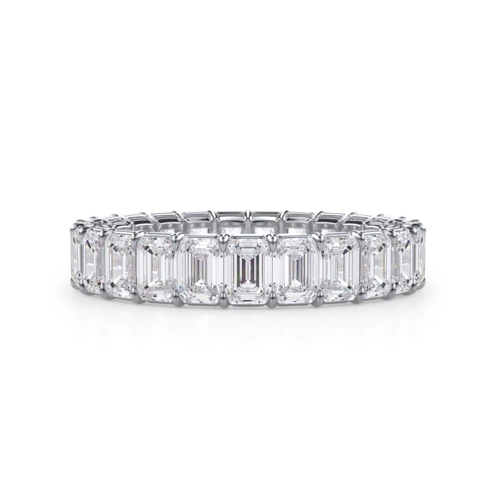 Emerald Cut Lab Diamond Eternity Ring (3.0 ct. tw.)