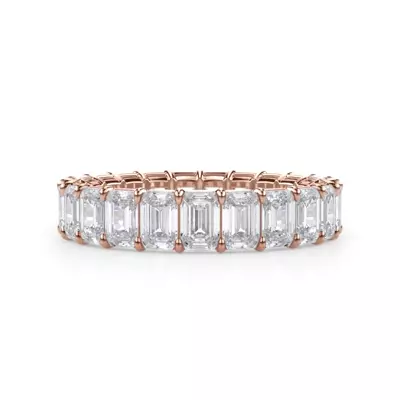Emerald Cut Diamond Eternity Ring (4.0 ct. tw.)