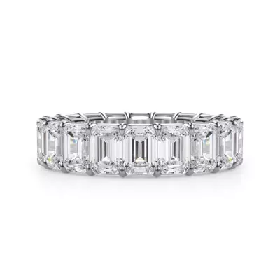 Emerald Cut Lab Diamond Eternity Ring (6.0 ct. tw.)