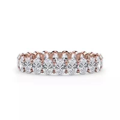Oval Cut Diamond Eternity Ring (2.0 ct. tw.)