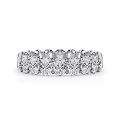 Oval Cut Diamond Eternity Ring (3.0 ct. tw.)