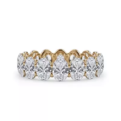 Oval Cut Diamond Eternity Ring (5.0 ct. tw.)